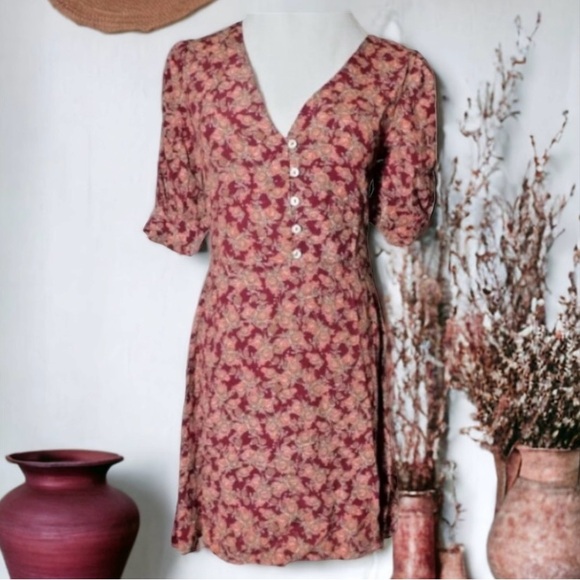 Free People Provence Floral Mini Dress - Picture 8 of 16
